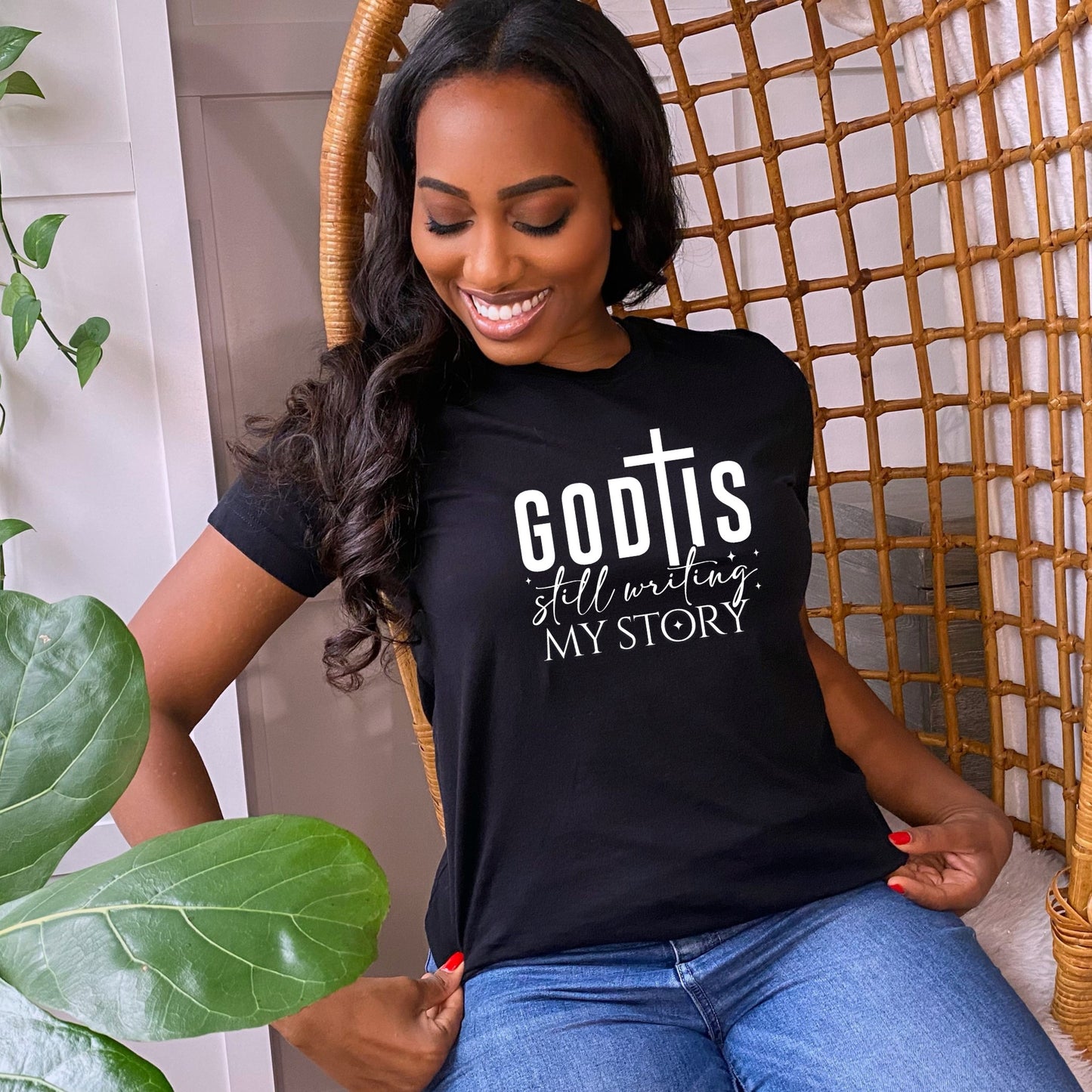 God Is Still Writing My Story" Faith Inspirational T-Shirt