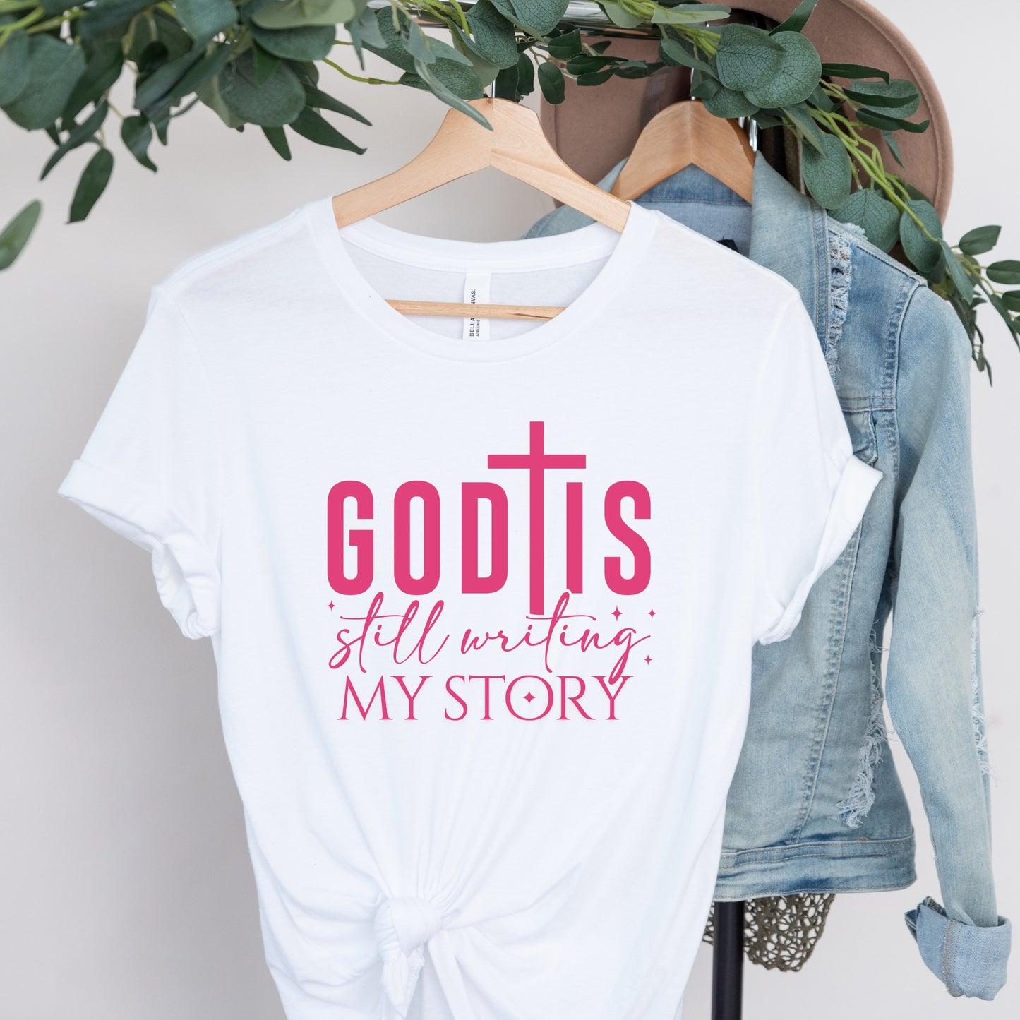 God Is Still Writing My Story" Faith Inspirational T-Shirt