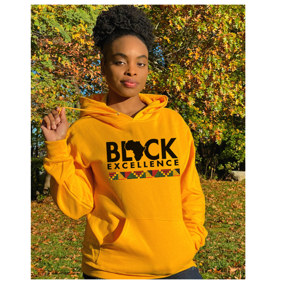 Black Excellence Hoodie (GOLD)