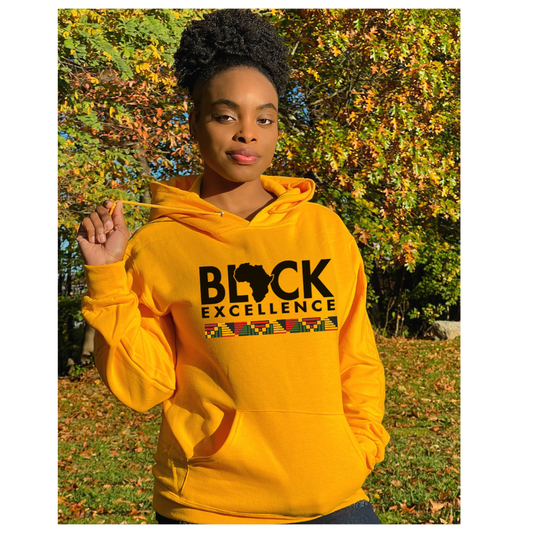 Black Excellence Hoodie (GOLD)
